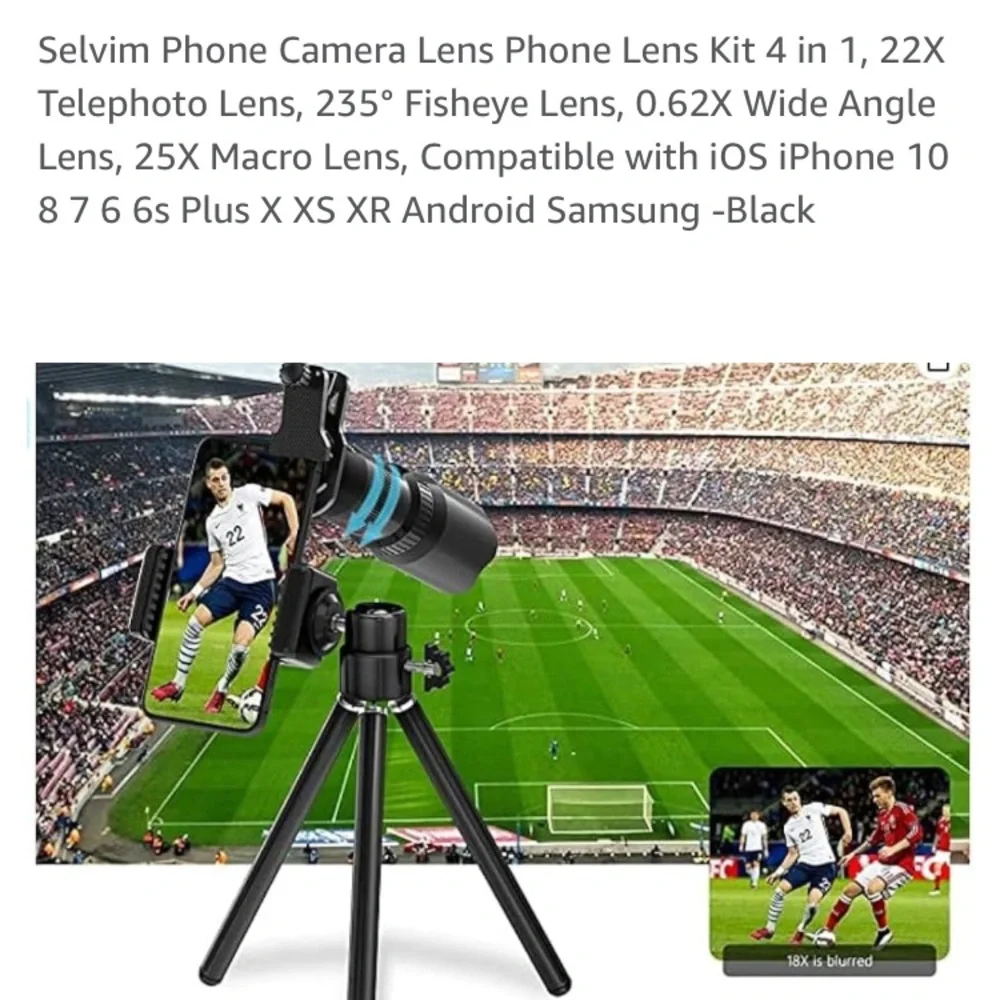 Selvim 4 in 1 camera kit for smart phones.